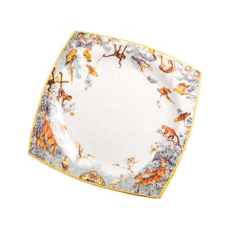 80 Pcs Nordic Luxury Home Decor Porcelain Dinnerware - Image 4