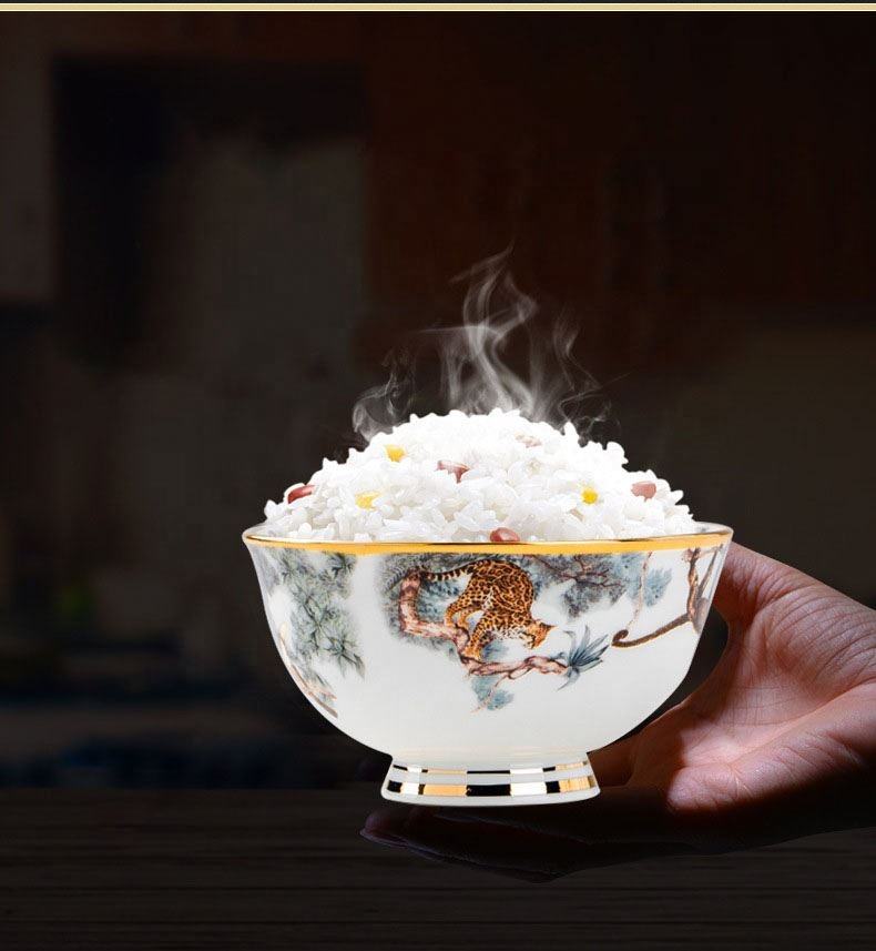 80 Pcs Nordic Luxury Home Decor Porcelain Dinnerware - Image 5