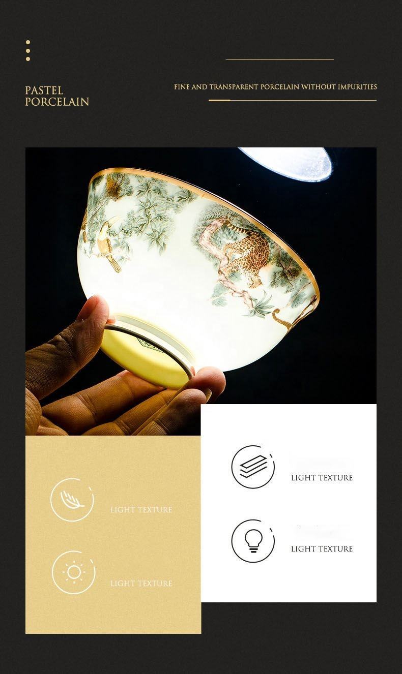 80 Pcs Nordic Luxury Home Decor Porcelain Dinnerware - Image 7