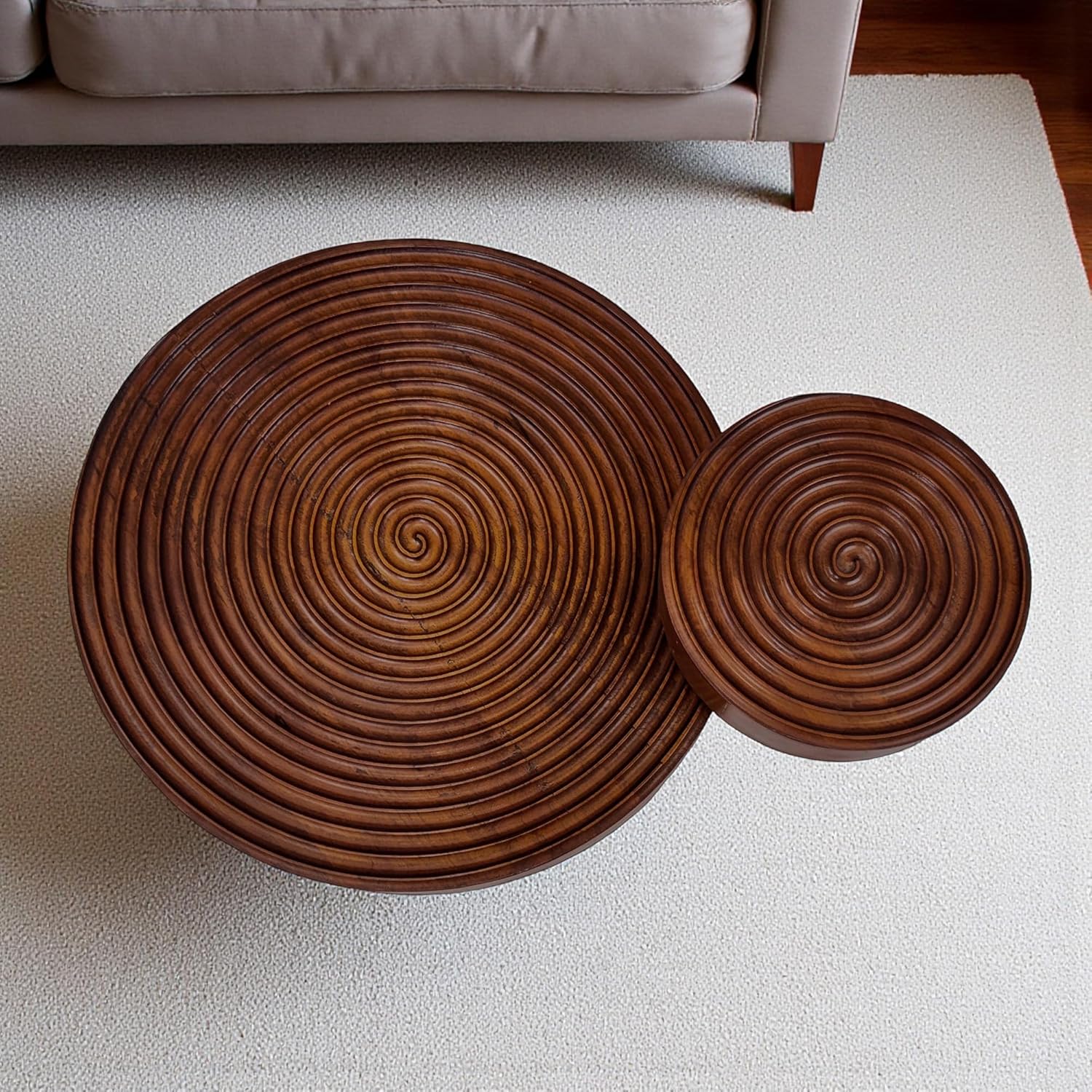 Premium Solid Ash Wood Coffee Table - Image 4